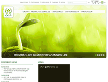 Tablet Screenshot of ocpgroup.ma